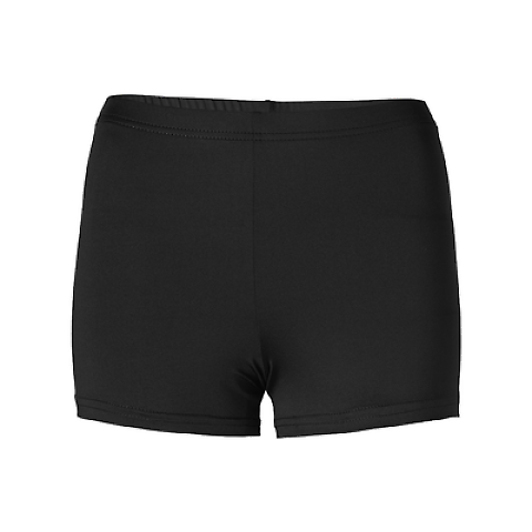 Soffe 1092V Jrs Boy Short in Black w01 front view