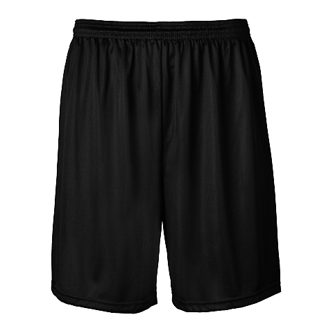 Soffe 060M Adult Short in Black w01 front view