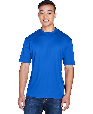 8400 UltraClub® Men's Cool & Dry Sport Mesh Perfo in Royal front view