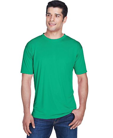 8420 UltraClub Men's Cool & Dry Sport Performance  in Kelly front view