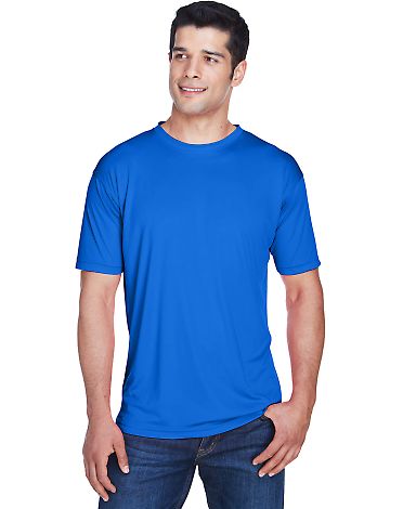 8420 UltraClub Men's Cool & Dry Sport Performance  in Royal front view