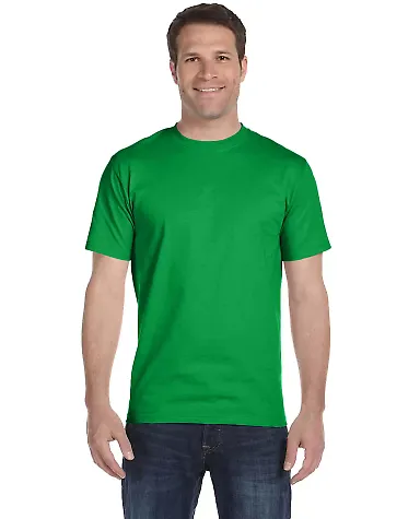 Hanes 5280 ComfortSoft Essential-T T-shirt in Shamrock green front view
