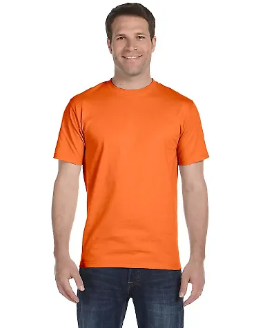 Hanes 5280 ComfortSoft Essential-T T-shirt in Orange front view