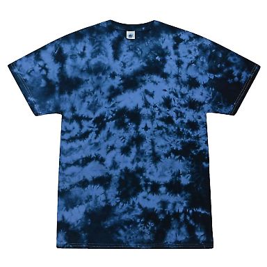 Tie-Dye 1390Y Youth Crystal Wash T-Shirt in Crystal nv/ clmb front view