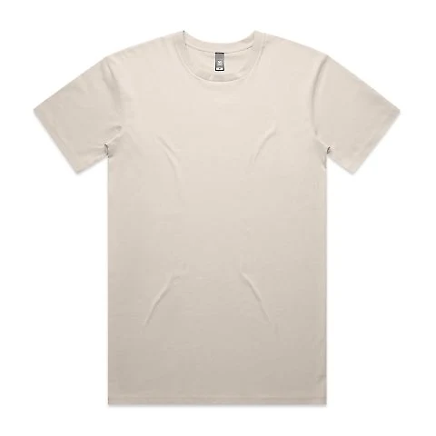 ascolour 5001 Ascolour Staple Tee in Bone front view