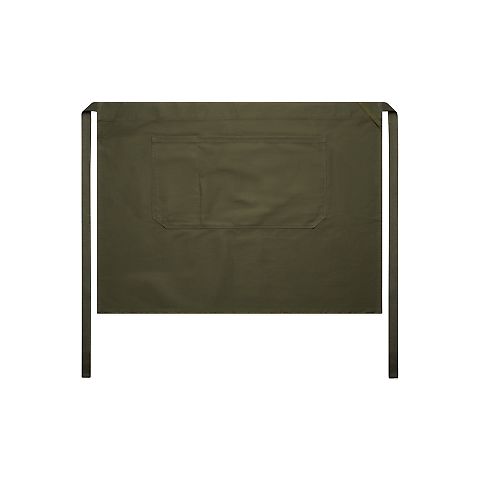 ascolour 1083 Ascolour Carrie Half Apron in Army front view
