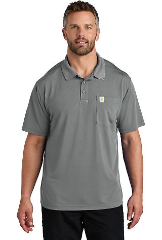 CARHARTT CT106880 Carhartt Force Snag-Resistant Po in Asphaltgry front view