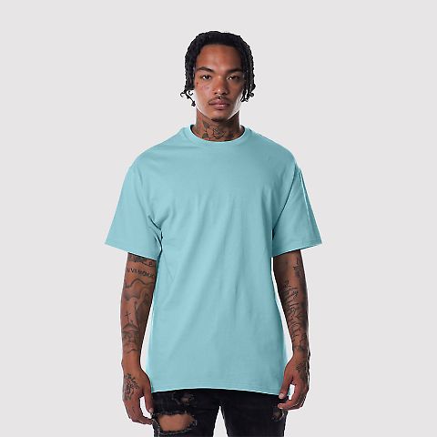 Teestyled TS5600 HEATHER COLORS | ESSENTIAL TEE in Celadon front view