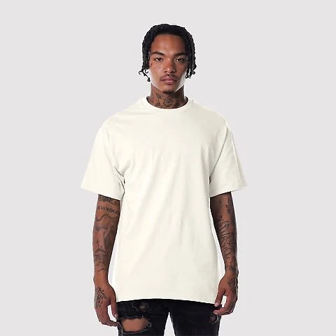 Teestyled TS5600 HEATHER COLORS | ESSENTIAL TEE in Off-white front view