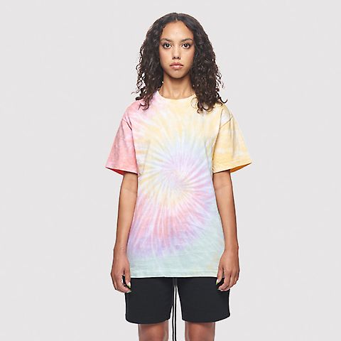 Teestyled TS5600TD , TIE DYE | ESSENTIAL TEE in Fruit jam front view