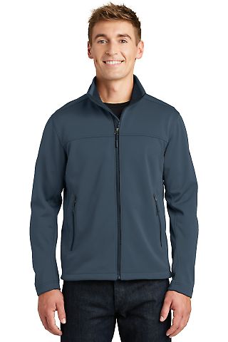 The North Face A3LGX     Ridgewall Soft Shell Jack in Shady blue front view