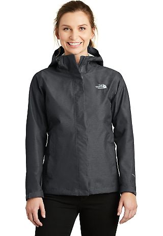 The North Face A3LH5     Ladies DryVent   Rain Jac in Tnf dk grey he front view