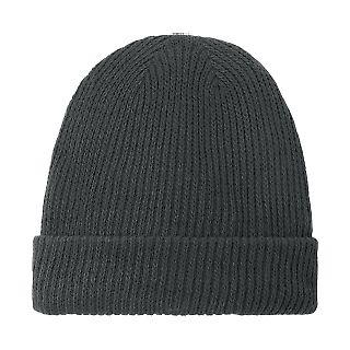 The North Face NF0A7RGH    Circular Rib Beanie in Asphaltgry front view
