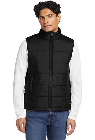 The North Face A529A     Everyday Insulated Vest in Tnf black front view
