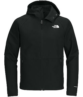 The North Face NF0A8BUF    Barr Lake Hooded Soft S in Tnfblkhthr front view