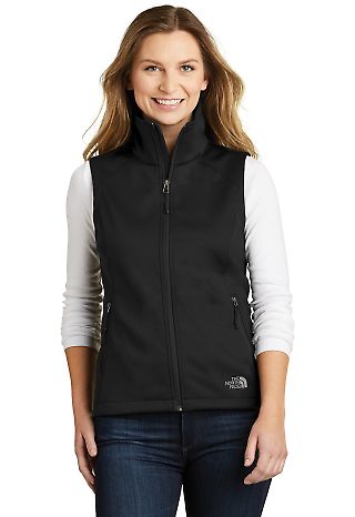 The North Face A3LH1     Ladies Ridgewall Soft She in Tnf black front view
