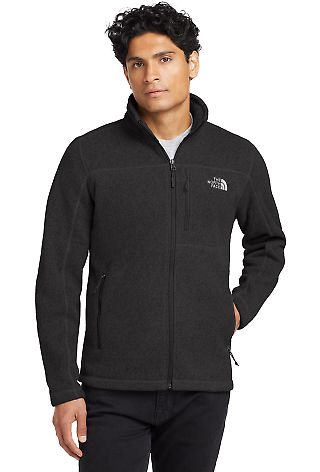 The North Face A3LH7 Sweater Fleece Jacket in Tnf black hthr front view