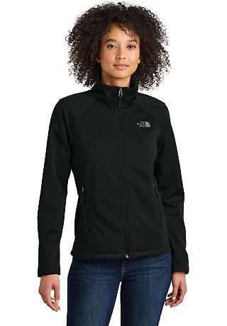 The North Face NF0A88D4    Ladies Chest Logo Ridge in Tnfblack front view