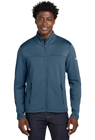 The North Face NF0A8ENK    Aim Full-Zip Fleece Jac in Shadyblue front view