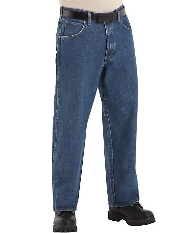 Bulwark PEJ6 Stone Washed Loose Fit Denim Jean Catalog front view
