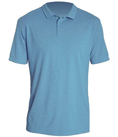 Anetik MPLPRS0 Low Pro Tech Polo in Bahama heathered front view
