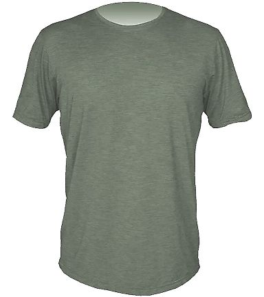 Anetik MVLPRS8 Low Pro Tech T-Shirt in Dark olive heathered front view