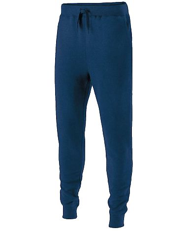 Holloway 229548 Fleece Joggers in Navy front view