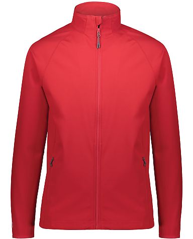 Holloway 229521 Featherlight Soft Shell Jacket in Scarlet front view