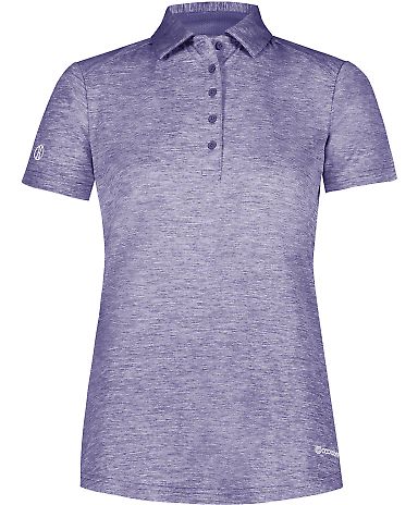 Holloway 222772 Women's Electrify CoolCore® Polo in Purple heather front view