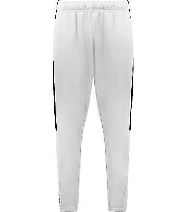 Holloway 223531 Crosstown Pants in White/ black front view