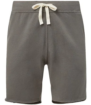 MV Sport 22743 Vintage Fleece Shorts in Vintage granite front view