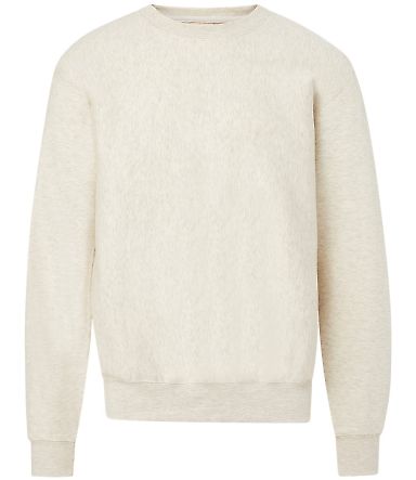 MV Sport 496 Pro-Weave® Crewneck Sweatshirt in Oatmeal front view