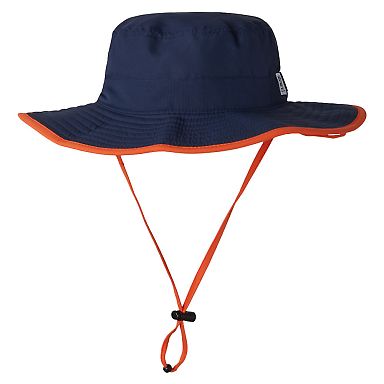 The Game Hats GB400 Ultralight Booney in Navy/ orange front view