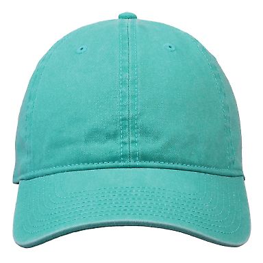 The Game Hats GB465 Pigment-Dyed Cap in Oasis green front view