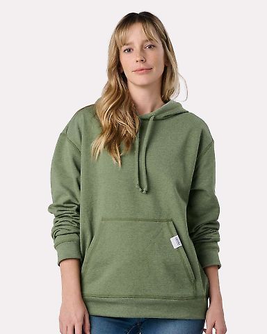Recover RC1093 Fleece Hooded Sweatshirt in Fern front view