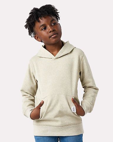Recover RCY1093 Youth Hooded Sweatshirt in Rainbow front view