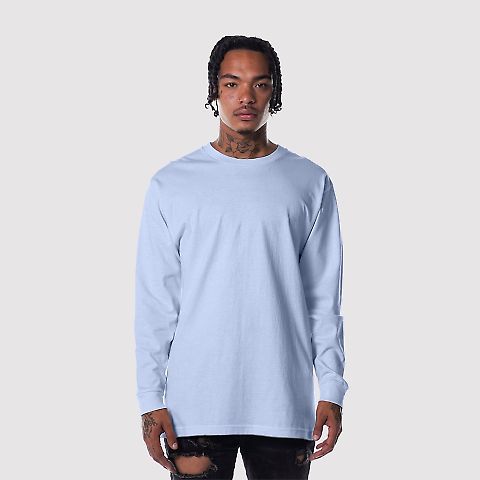 Teestyled TS5603 , PFD | ESSENTIAL LONG SLEEVES in Powder blue front view