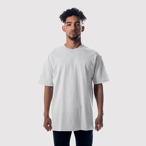 Teestyled TS6000 FOUNDER TEE in Ash front view