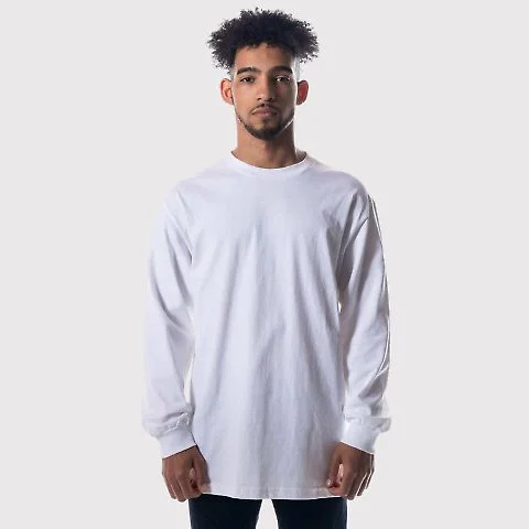 Teestyled TS6003 , PFD | FOUNDER LONG SLEEVES in White front view