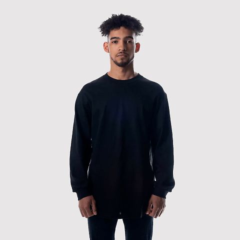 Teestyled TS6003 , PFD | FOUNDER LONG SLEEVES in Black front view
