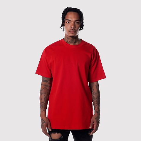 Teestyled TS9000 | LUXE TEE in Red front view