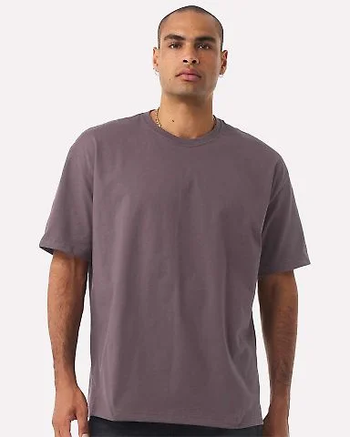 Bella+Canvas 4610 Unisex 7.5oz Heavyweight T-Shirt in Purple storm front view