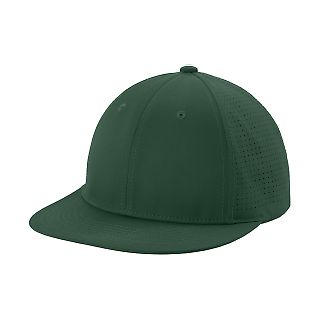 Sport Tek STC64 Sport-Tek Pro-Cut Stretch-Tek Cap in Forestgrn front view