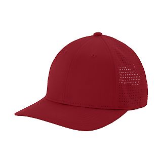 Sport Tek STC65 Sport-Tek Pro-Cut Adjustable Cap in Deepred front view