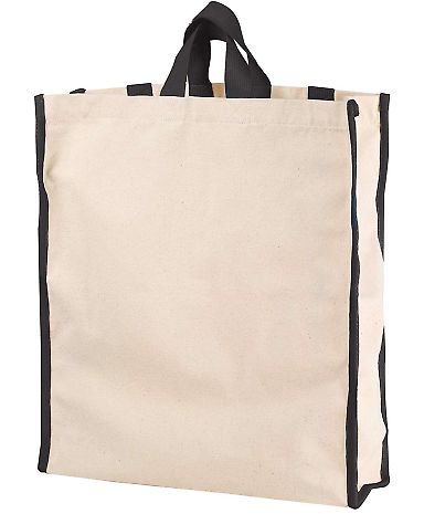 BAGedge BE280 Conference Hauler Duffel in Natural/ black front view