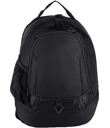 Gemline 4015 Primary Laptop Backpack in Black front view