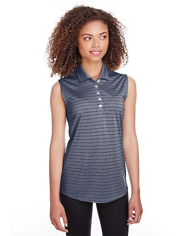 Puma 597222 Women's Rotation Stripe Sleeveless Polo Catalog front view