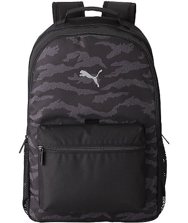 Puma 78120 Camp Laptop Backpack in Puma black front view