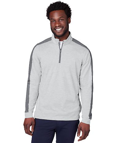 Puma 599129 Cloudspun Quarter-Zip Pullover in Hgh rs ht/ qt sh front view