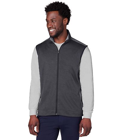 Puma 599130 T7 Cloudspun Vest in Pma blk h/ qt sh front view